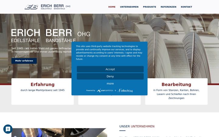 Screenshot of berr.com