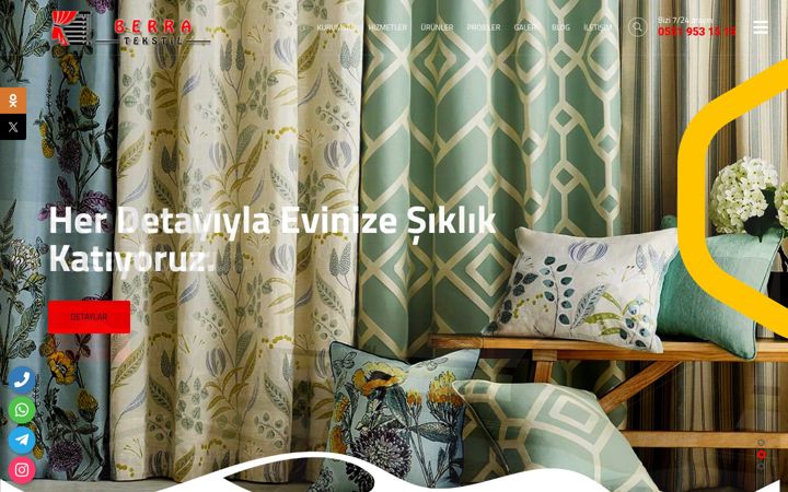 Ekrānuzņēmums no berratekstil.com.tr