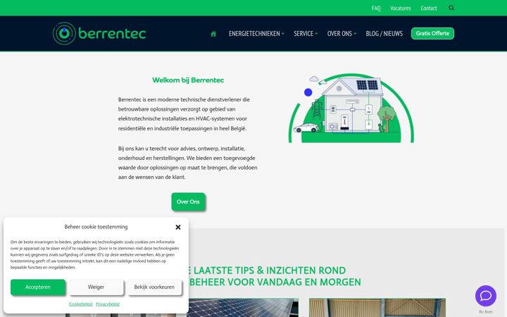 Screenshot of berrentec.be