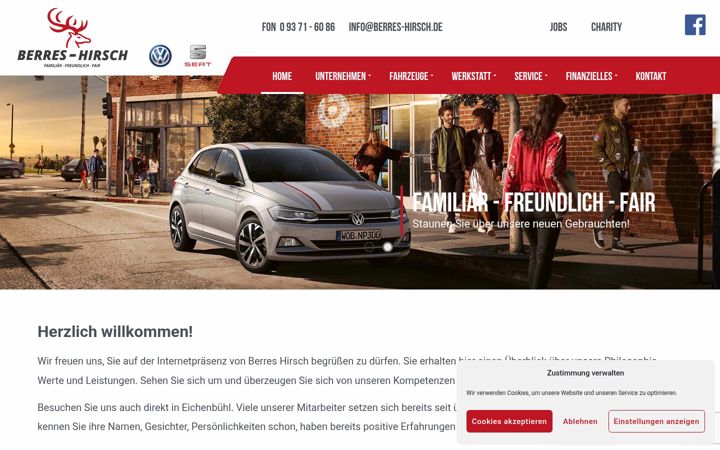 Screenshot of berres-hirsch.de