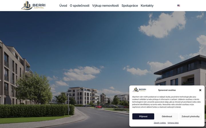 Ekrano kopija berricapital.cz