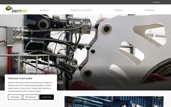 Screenshot von berritek.net
