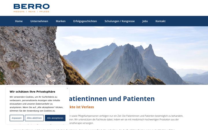 Screenshot of berro.ch
