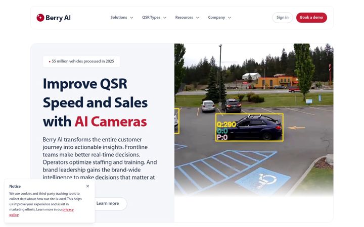 Screenshot of berry-ai.com