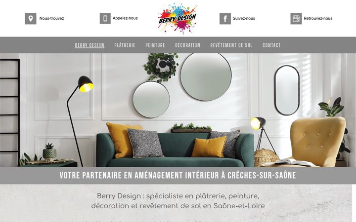 Screenshot of berry-design.fr
