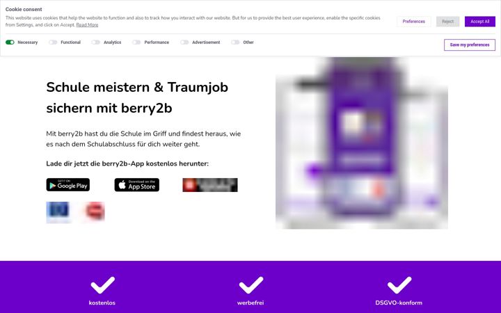 Screenshot of berry2b.com