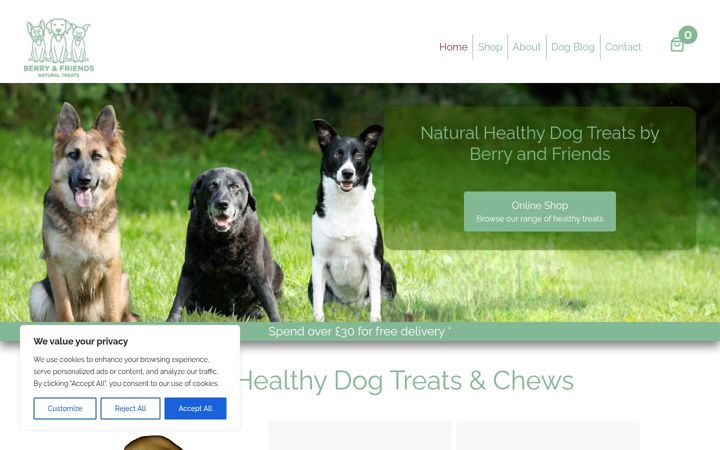 Screenshot of berryandfriends.co.uk