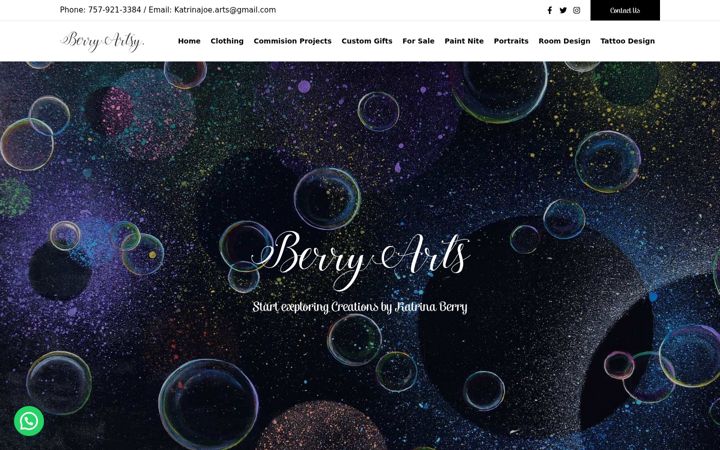 Screenshot of berryartsy.com