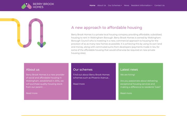 Screenshot of berrybrookhomes.co.uk