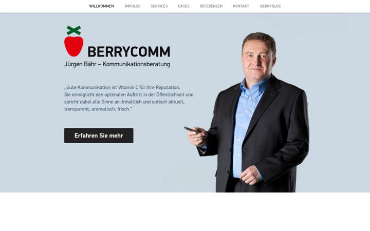 Zrzut ekranu berrycomm.de
