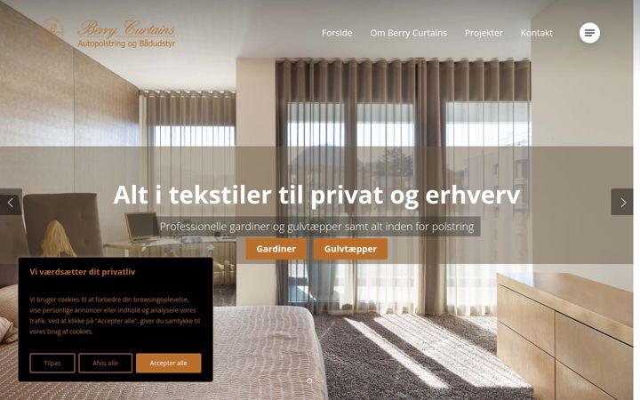 Screenshot of berrycurtains.dk