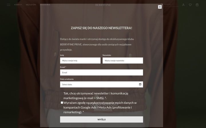 Screenshot of berryfine.eu