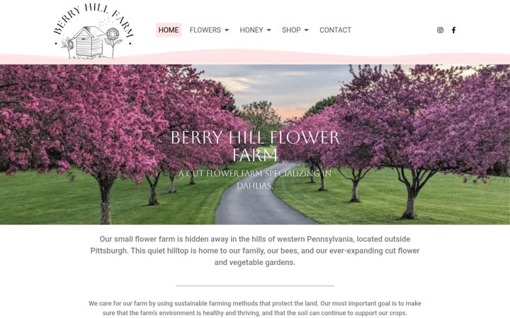 Screenshot of berryhill-farm.com