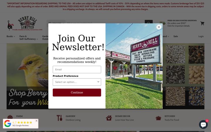 Screenshot of berryhill.ca