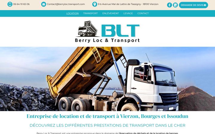 Screenshot of berryloctransport.fr