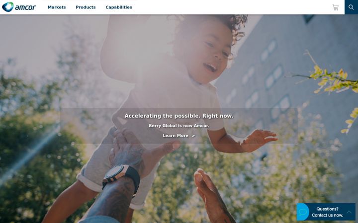 Screenshot of berryplastics.com