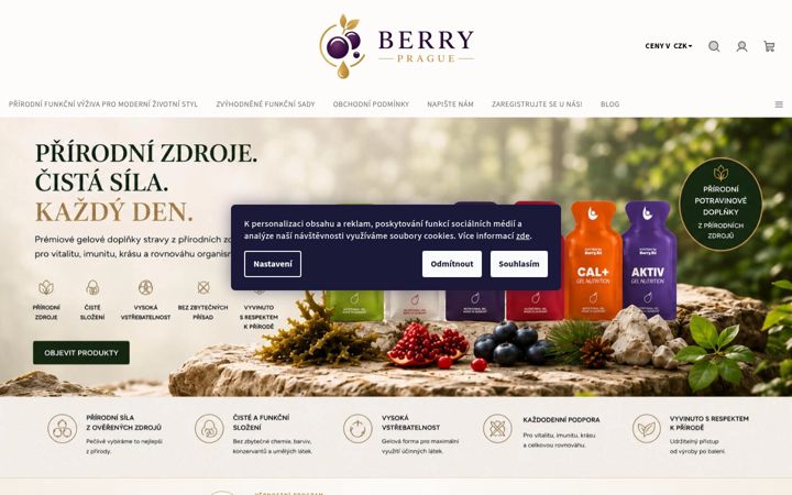 Screenshot of berryprague.cz