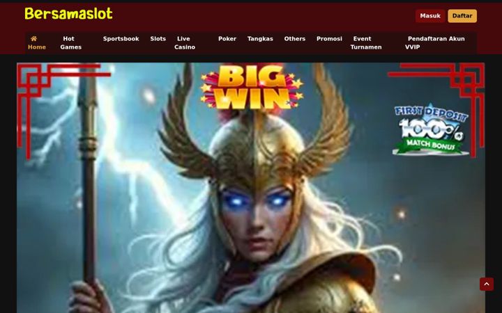 Screenshot of bersamaslot.net