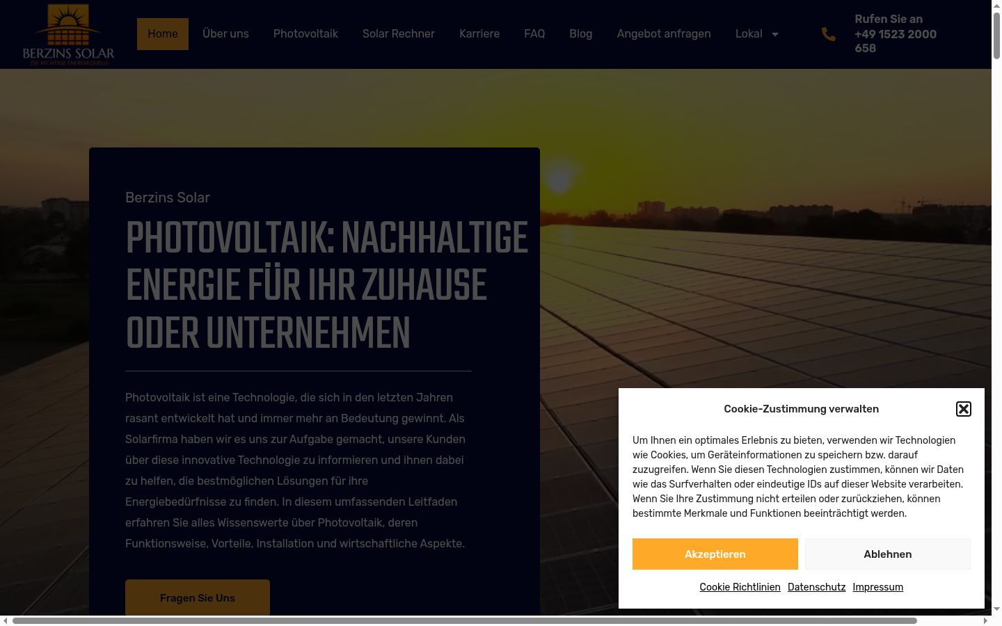 Zrzut ekranu banera zgody wyświetlanego przed jakąkolwiek interakcją