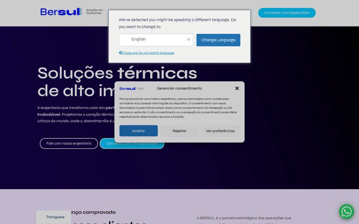 Screenshot of bersul.com