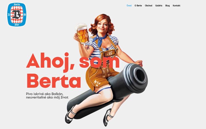 Screenshot of bertabier.sk