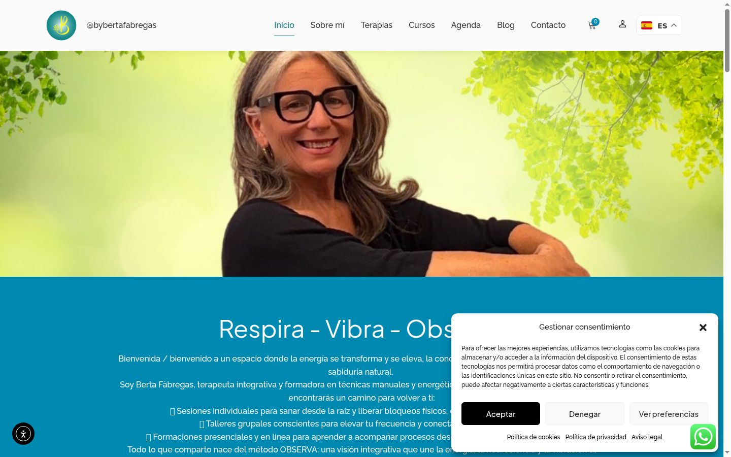 Screenshot tal-banner tal-kunsens muri qabel kwalunkwe interazzjoni