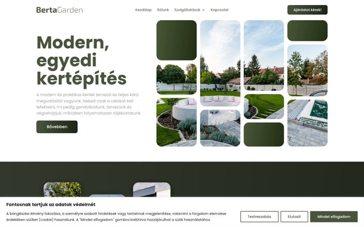 Ekrānuzņēmums no bertagarden.hu