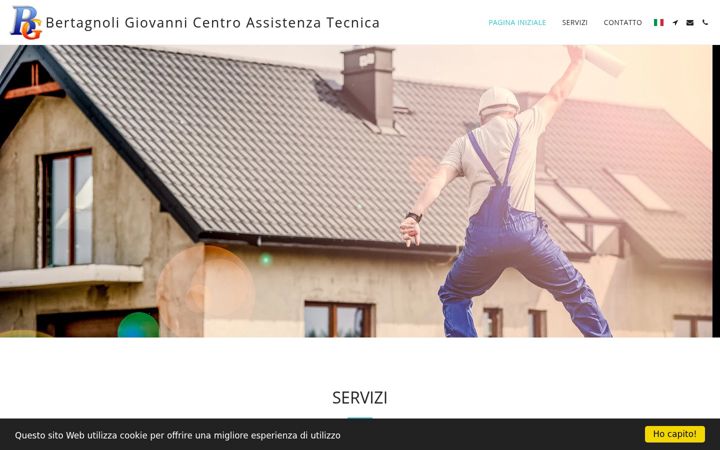 Screenshot of bertagnoli.it