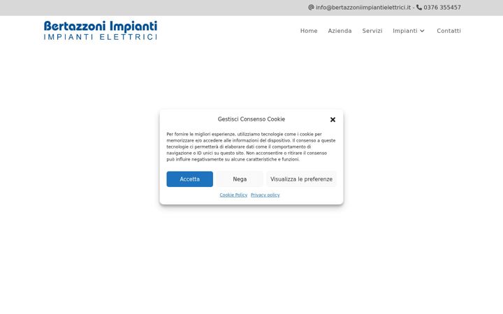 Screenshot of bertazzoniimpiantielettrici.it