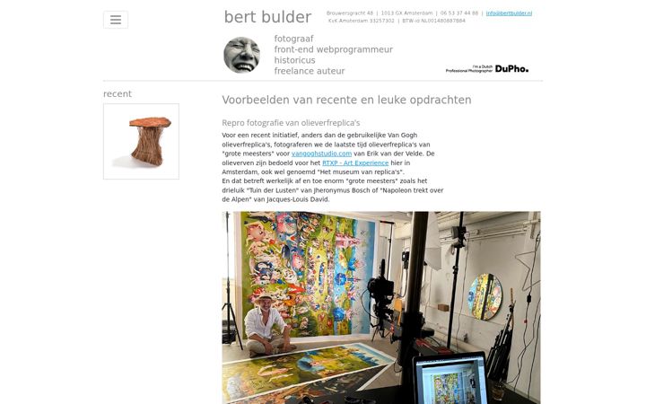 Zrzut ekranu bertbulder.nl