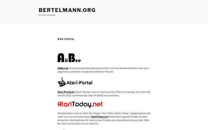 Kuvakaappaus sivustosta bertelmann.org
