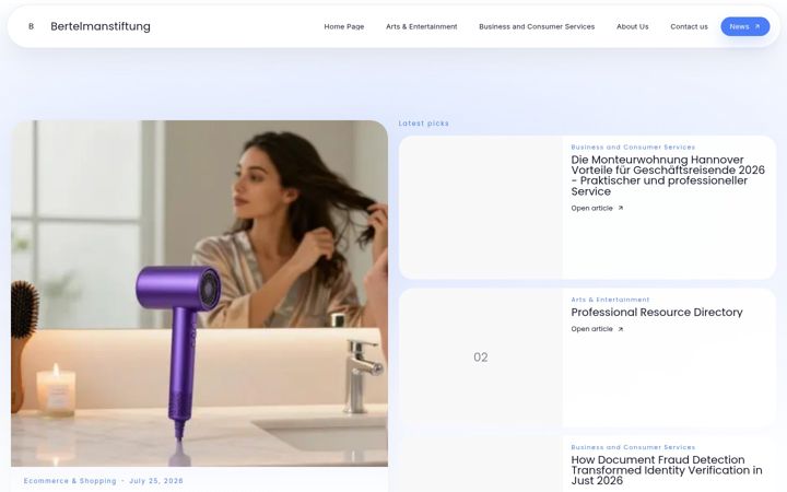 Screenshot of bertelmanstiftung.de