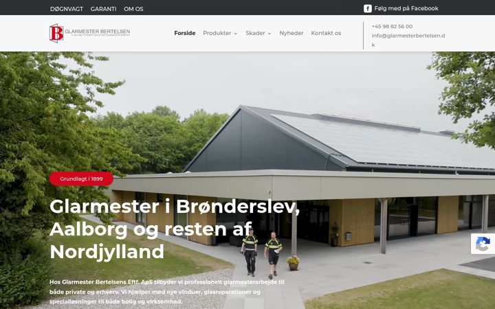 Screenshot of bertelsen-eftf.dk