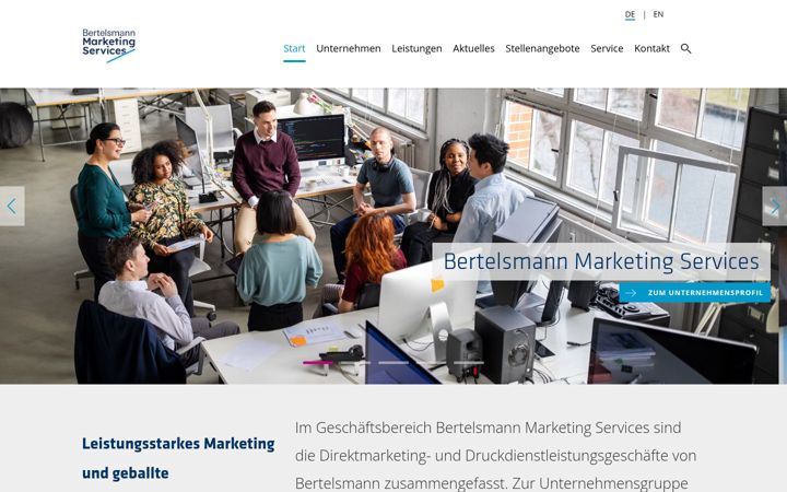 Screenshot of bertelsmann-marketing-services.com