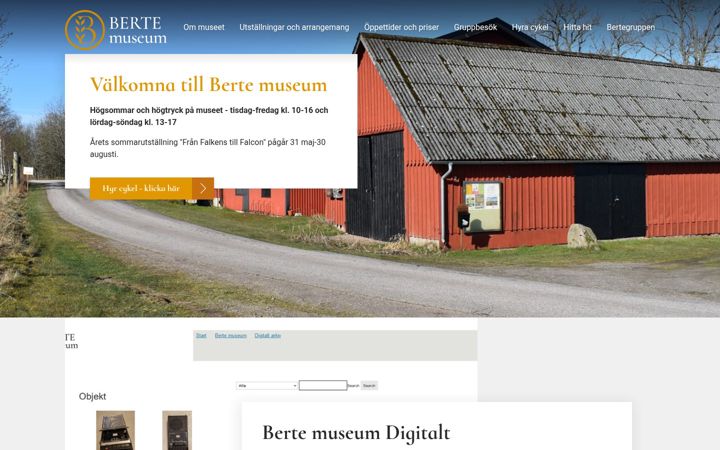 Screenshot of bertemuseum.se