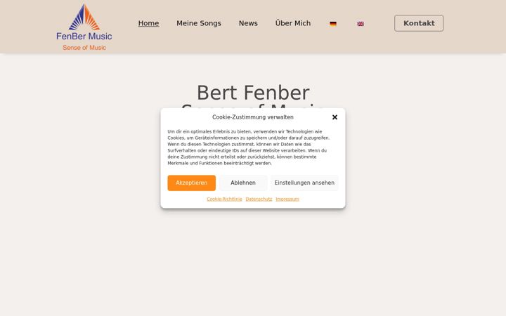 Screenshot of bertfenber.com