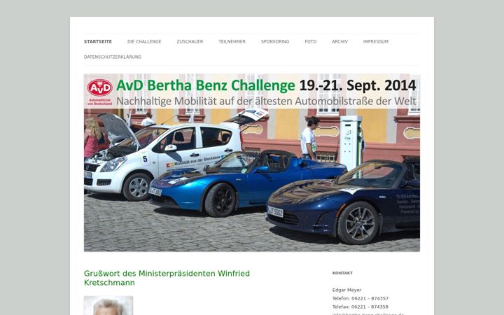 Screenshot of bertha-benz-challenge.de