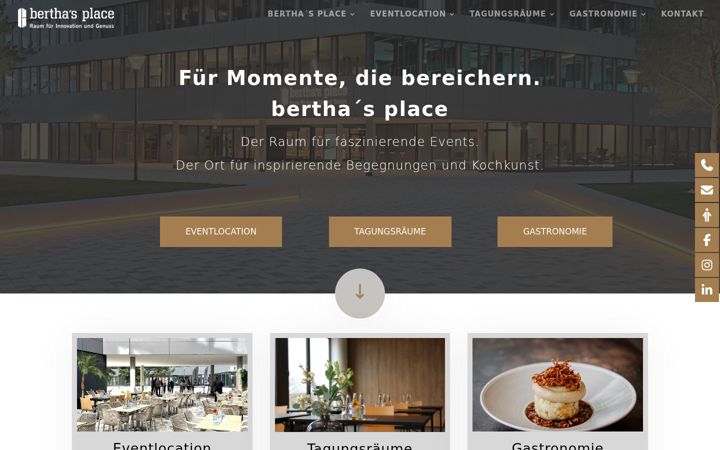 Zrzut ekranu berthas-place.de