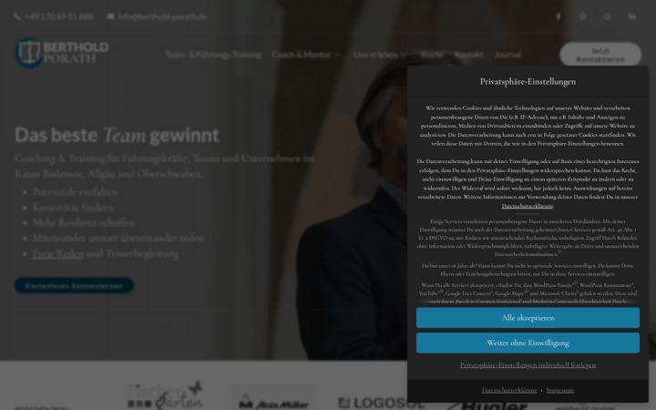 Zrzut ekranu berthold-porath.de