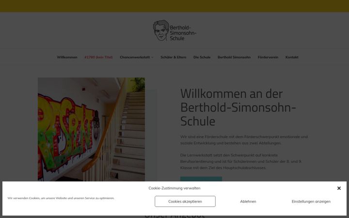 Zrzut ekranu berthold-simonsohn-schule.de