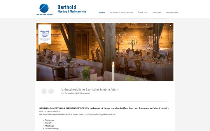 Screenshot of bertholdmeeting.de