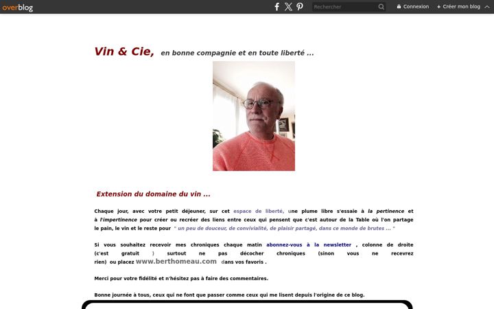 Screenshot of berthomeau.com