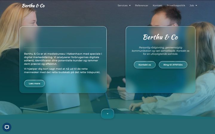 Screenshot di berthuogco.dk