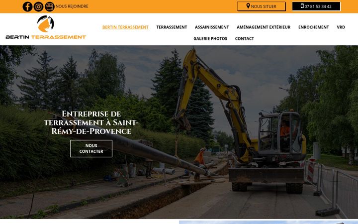 Screenshot of bertin-terrassement.fr
