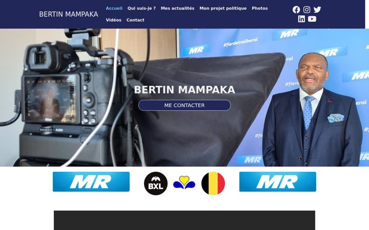 Screenshot of bertinmampaka.be