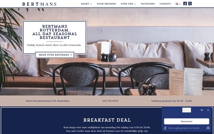 Screenshot of bertmans.nl