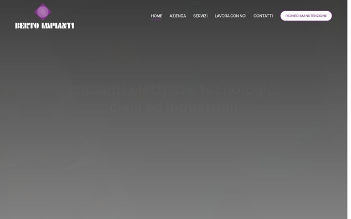 Screenshot του bertoimpianti.com
