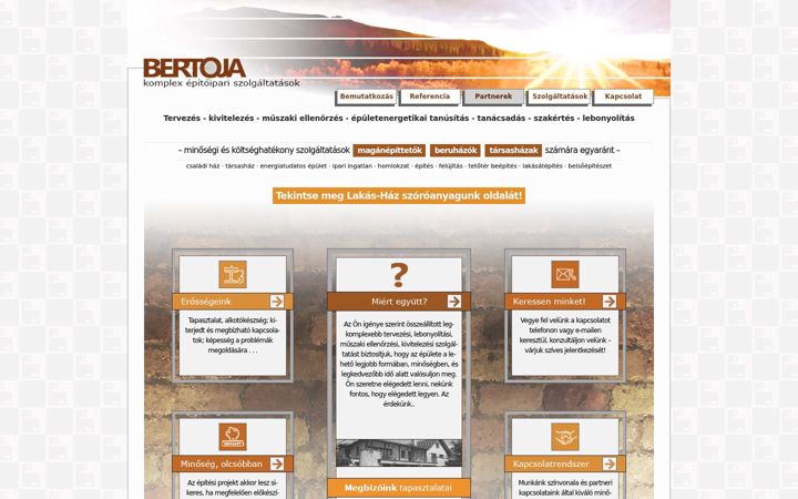 Screenshot of bertoja.hu