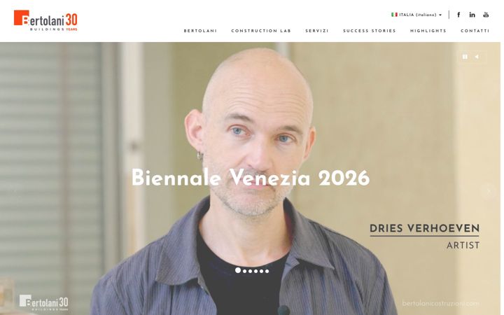 Zrzut ekranu bertolanicostruzioni.com