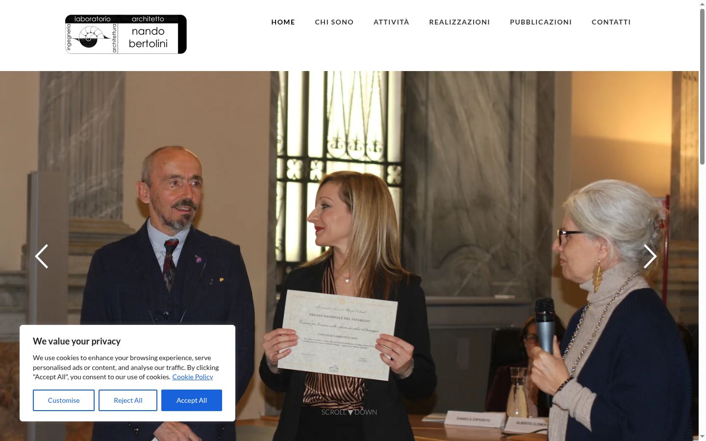 Screenshot tal-banner tal-kunsens muri qabel kwalunkwe interazzjoni